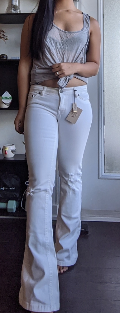 White jeans